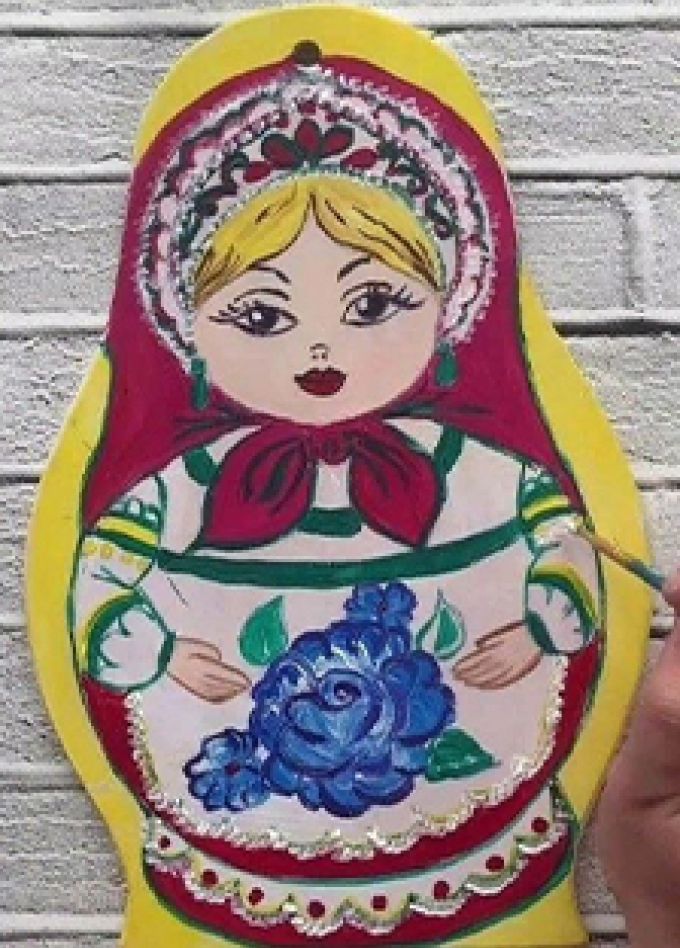 Русская матрёшка. Мастер-класс