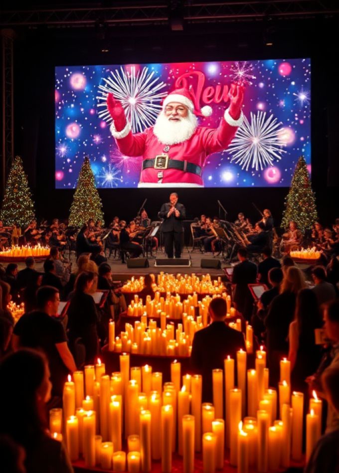 Новогоднее шоу саундтреков при свечах с АСО-оркестром