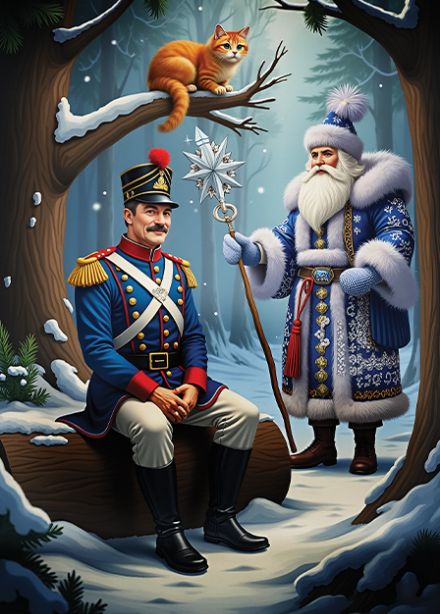 Сказка про то, как храбрый солдат Новый год встречал